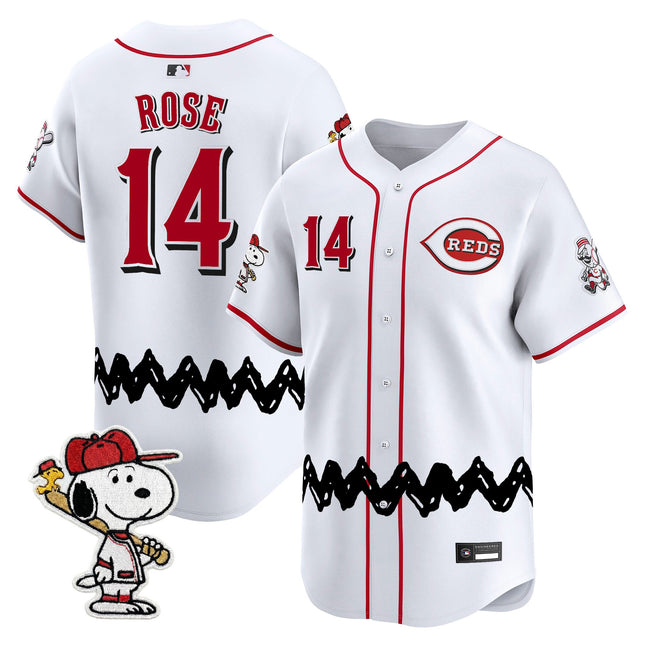 Men's Cincinnati Reds x Peanuts Vapor Premier Limited Jersey - Stitched