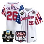 White / #26 Tar Heels / S