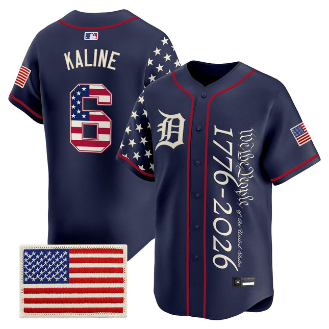 Men's Detroit Tigers "America250 Edition" Vapor Premier Limited Jersey V2 - All Stitched