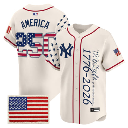 Men's Yankees "America 250 Edition" Vapor Premier Limited Jersey V3 - All Stitched
