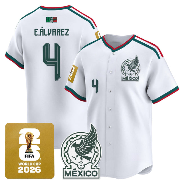 Men's Mexico 2026 World Cup Vapor Baseball Jersey - All Stitched