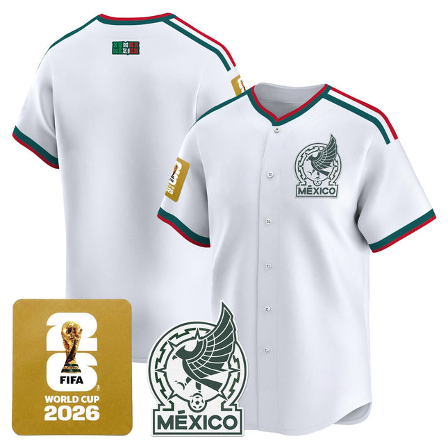 Men's Mexico 2026 World Cup Vapor Baseball Jersey - All Stitched