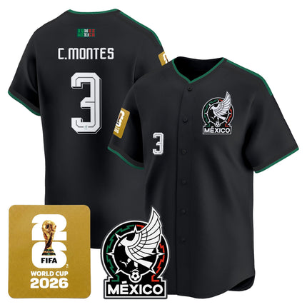 Men's Mexico 2026 World Cup Vapor Baseball Jersey - All Stitched