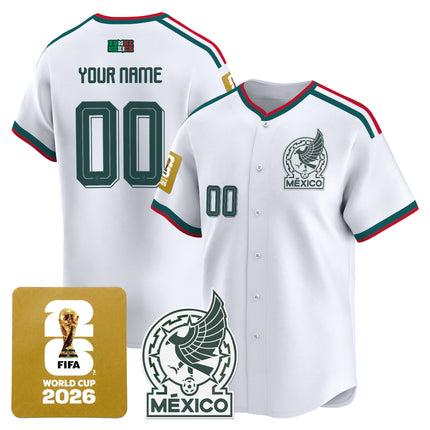 Mexico 2026 World Cup Vapor Custom Baseball Jersey - All Stitched