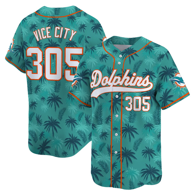 Miami Dolphins GTA Vice City Vapor Premier Limited Jersey - Stitched