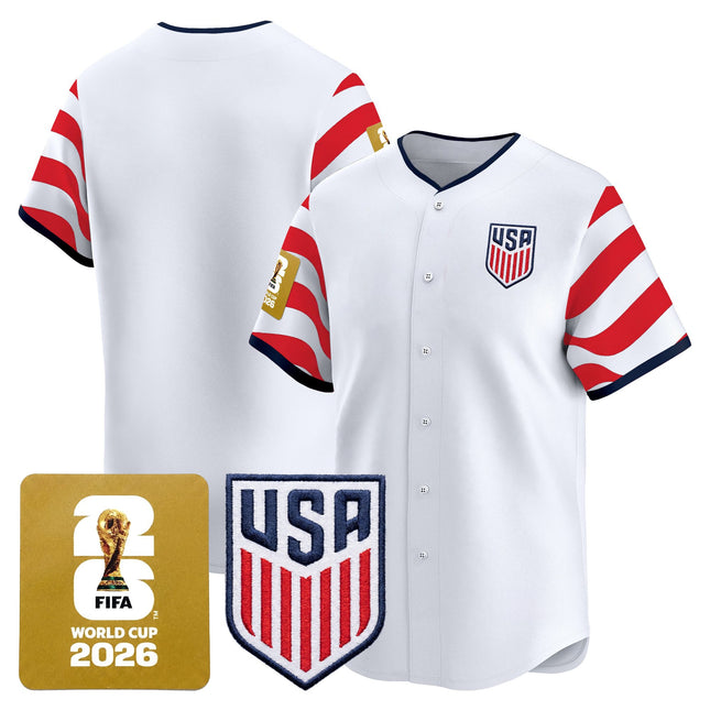 Men's USMNT 2026 World Cup Vapor Baseball Jersey - Stitched