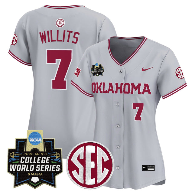 Women's Oklahoma Sooners 2026 World Series Vapor Premier Limited Jersey - All Stitched