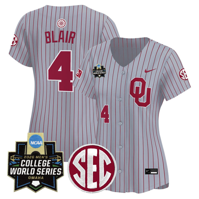 Women's Oklahoma Sooners 2026 World Series Vapor Premier Limited Jersey - All Stitched