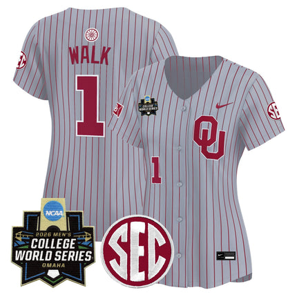 Women's Oklahoma Sooners 2026 World Series Vapor Premier Limited Jersey - All Stitched