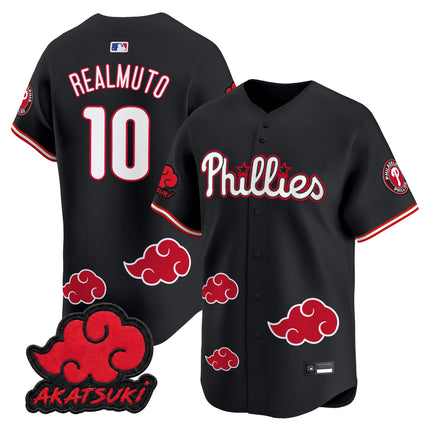 Philadelphia Phillies x Naruto "Akatsuki Edition" Vapor Premier Limited Jersey - Stitched