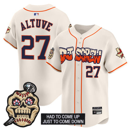 Men's Houston Astros Screwed Up Click Vapor Premier Limited Jersey V2 - All Stitched