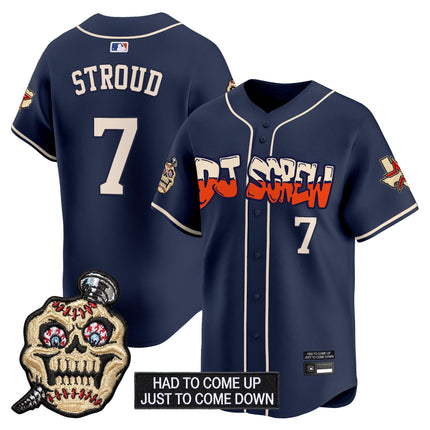 Men's Houston Astros Screwed Up Click Vapor Premier Limited Jersey V2 - All Stitched