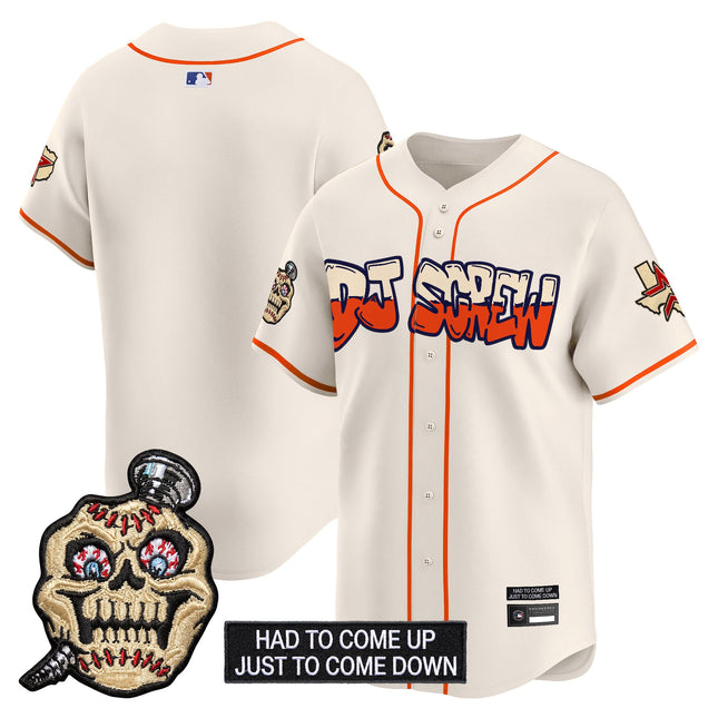 Men's Houston Astros Screwed Up Click Vapor Premier Limited Jersey V2 - All Stitched