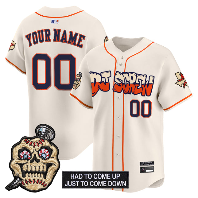 Houston Astros Screwed Up Click Vapor Premier Limited Custom Jersey V2 - All Stitched