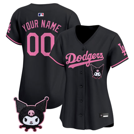 Los Angeles Dodgers x Kuromi Vapor Premier Limited Custom Jersey - All Stitched