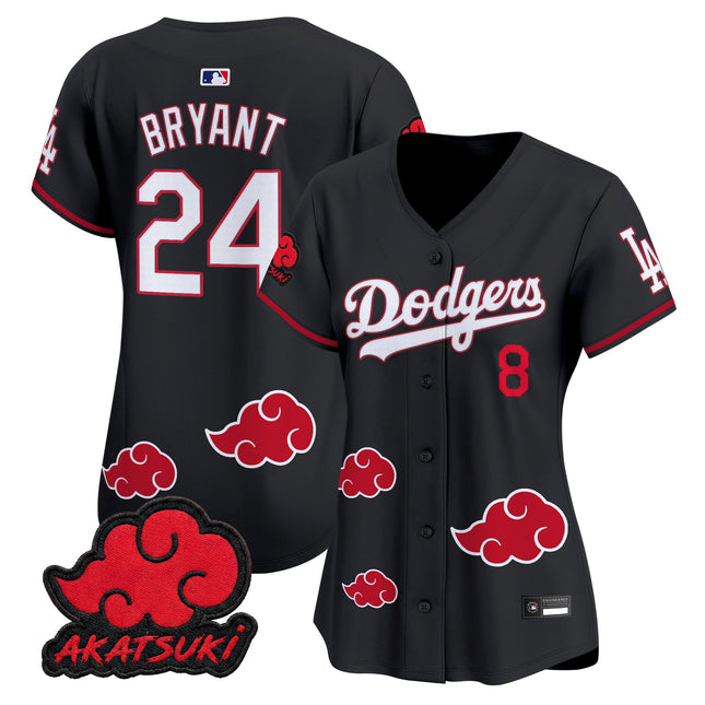 Los Angeles Dodgers x Naruto "Akatsuki Edition" Vapor Premier Limited Jersey - Stitched