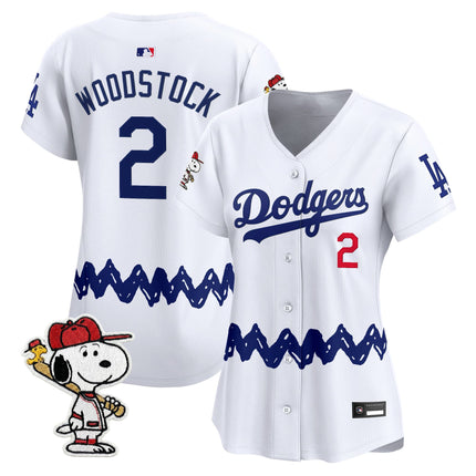 Women's Los Angeles Dodgers x Peanuts Vapor Premier Limited Jersey - Stitched