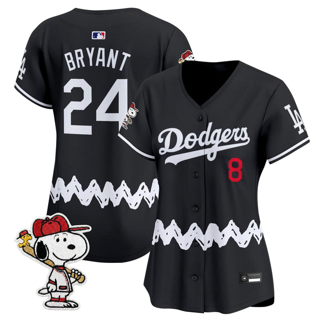 Women's Los Angeles Dodgers x Peanuts Vapor Premier Limited Jersey - Stitched