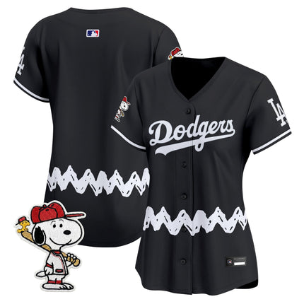 Women's Los Angeles Dodgers x Peanuts Vapor Premier Limited Jersey - Stitched