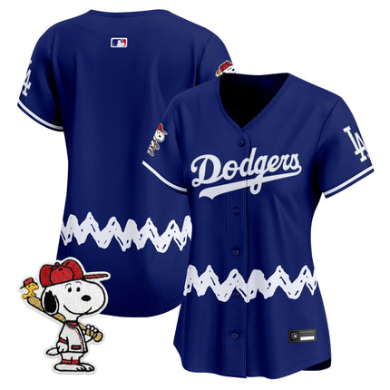 Women's Los Angeles Dodgers x Peanuts Vapor Premier Limited Jersey - Stitched