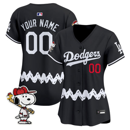 Los Angeles Dodgers x Peanuts Vapor Premier Limited Custom Jersey - Stitched