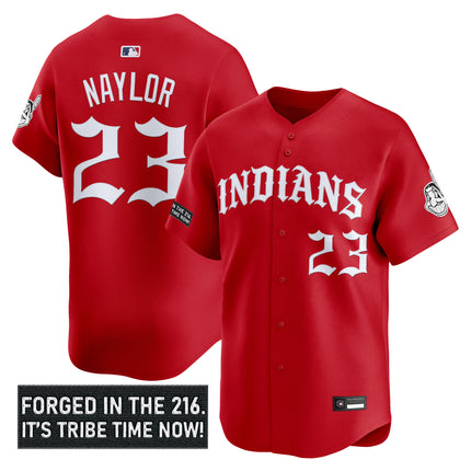 Men's Cleveland Indians 'Old English Edition' Vapor Premier Limited Jersey - All Stitched