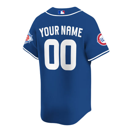 Chicago Cubs Limited 150th Annivasary Edition Custom Baseball Jersey - All Stitched