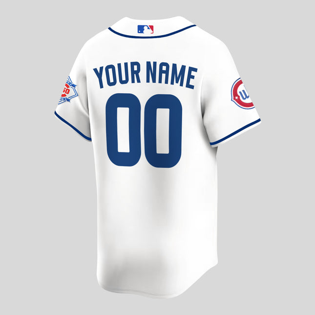 Chicago Cubs Limited 150th Annivasary Edition Custom Baseball Jersey - All Stitched