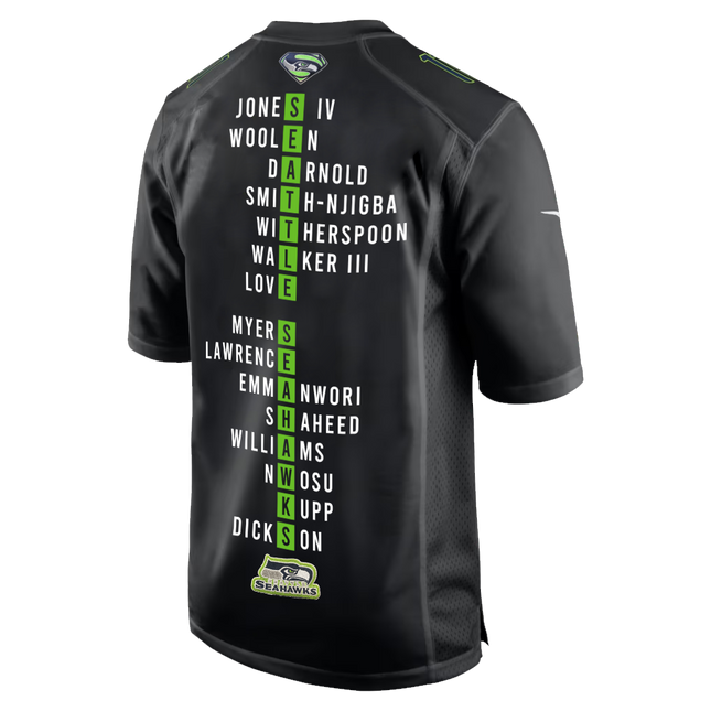 Super Bowl LX Champions Seattle Seahawks Stitched Jersey