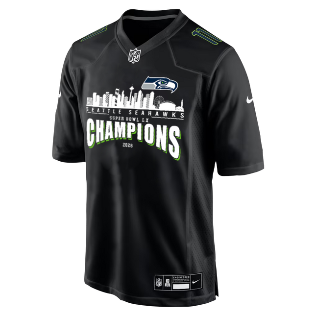 Super Bowl LX Champions Seattle Seahawks Stitched Jersey