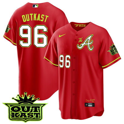 Men's Atlanta Braves Atliens The A Cool Base Jersey - All Stitched
