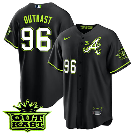 Men's Atlanta Braves Atliens The A Cool Base Jersey - All Stitched