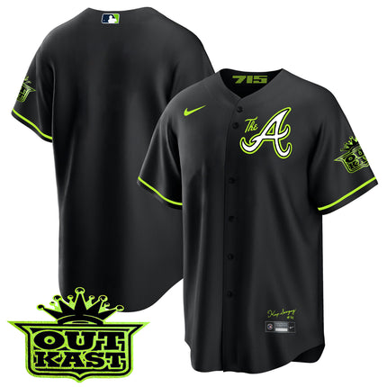 Men's Atlanta Braves Atliens The A Cool Base Jersey - All Stitched