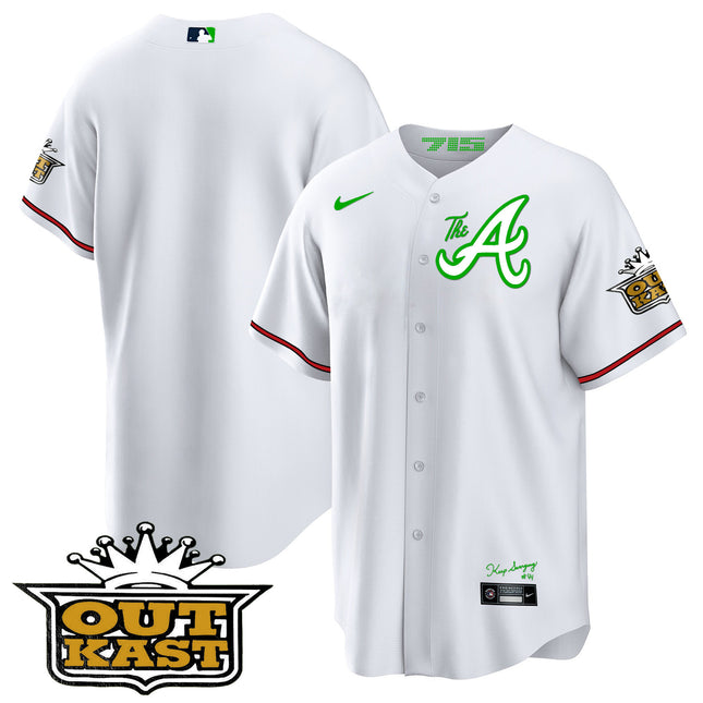 Men's Atlanta Braves Atliens The A Cool Base Jersey - All Stitched
