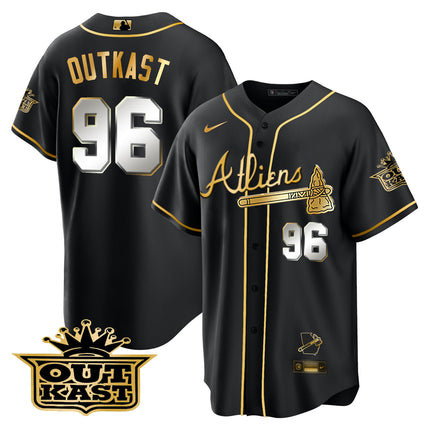 Men's Atlanta Braves Atliens Cool Base Jersey V2 - All Stitched