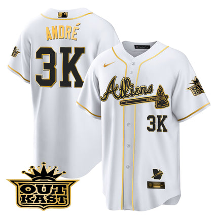 Men's Atlanta Braves Atliens Cool Base Jersey V2 - All Stitched
