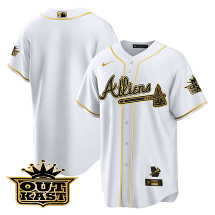 Men's Atlanta Braves Atliens Cool Base Jersey V2 - All Stitched