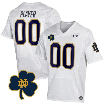 Custom Notre Dame Football Jersey - Johnny Lujack Patch