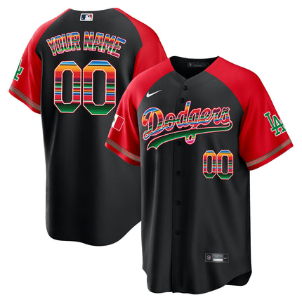 Dodgers Mexico Alternate Cool Base Custom Jersey - All Stitched