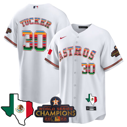Men's Astros Mexico Texas Map Cool Base Jersey - All Stitched
