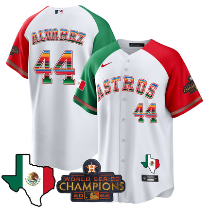 Men's Astros Mexico Texas Map Cool Base Jersey - All Stitched