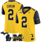 Navy Sleeves / Blake Corum / S