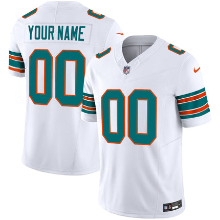 Dolphins Vapor Limited Custom Jersey - All Stitched