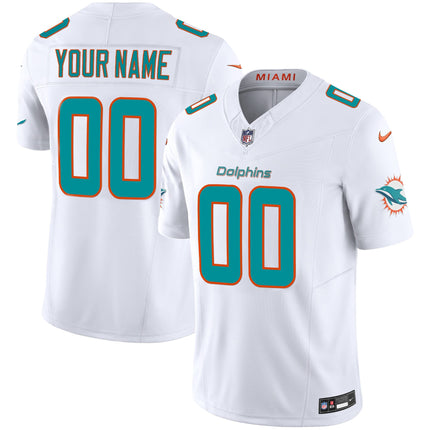 Dolphins Vapor Limited Custom Jersey - All Stitched