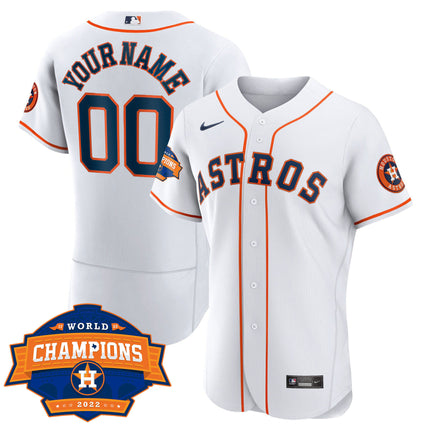 Houston Astros 2022 Champions Limited Custom Name And Number Jersey - All Stitched