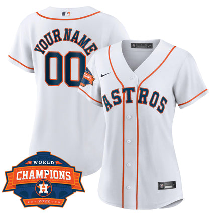 Houston Astros 2022 Champions Limited Custom Name And Number Jersey - All Stitched