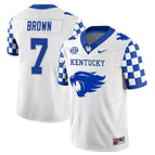 Barion Brown - 7 / White Checkerboard / S