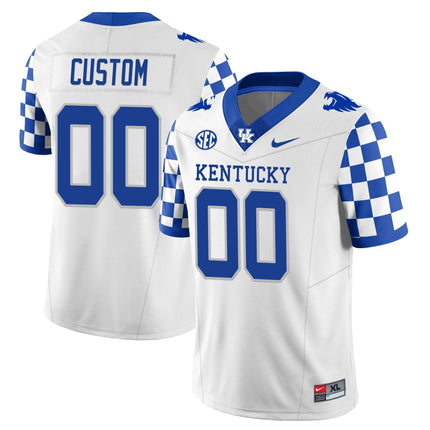 Men's Kentucky Wildcats Football Limited Custom Jersey ? Wildcats Logo