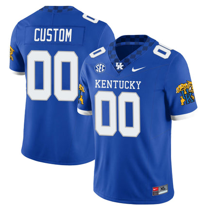 Men's Kentucky Wildcats Football Limited Custom Jersey ? Wildcats Logo