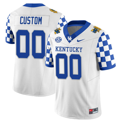 Men's Kentucky Wildcats Football Limited Custom Jersey ? Wildcats Logo